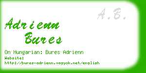 adrienn bures business card